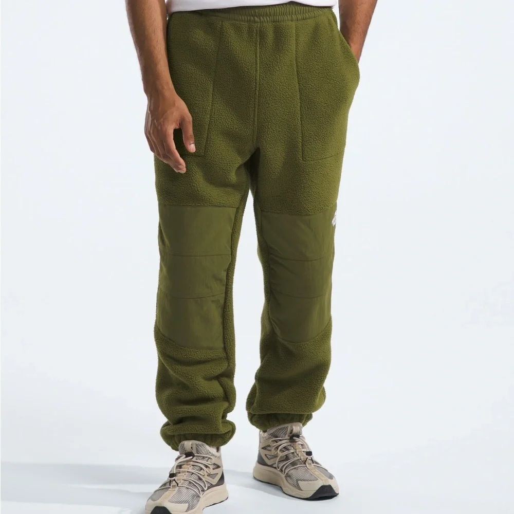 The North Face Ripstop Denali Pant Men's Green Fleece Jogger Pants Small NWT
